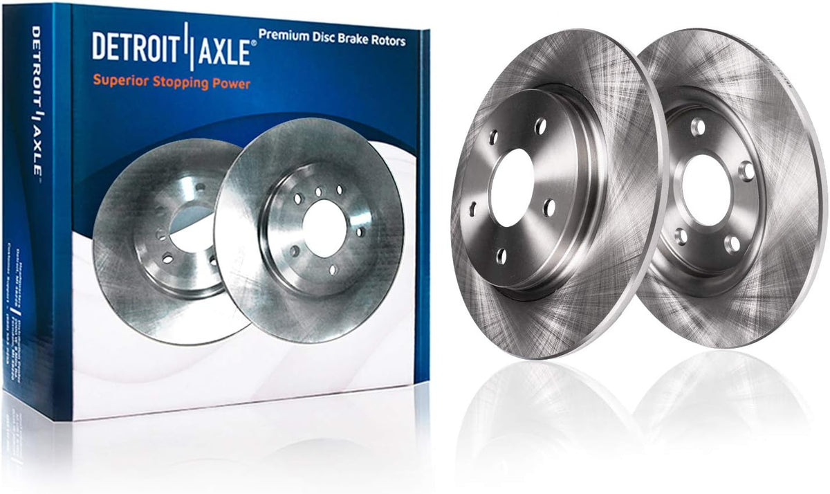 Front Rear Disc Rotors Brake Pads 10pc Set B290