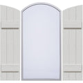 Rustic Three Board Joined Board-n-Batten Faux Wood Shutters Q1726