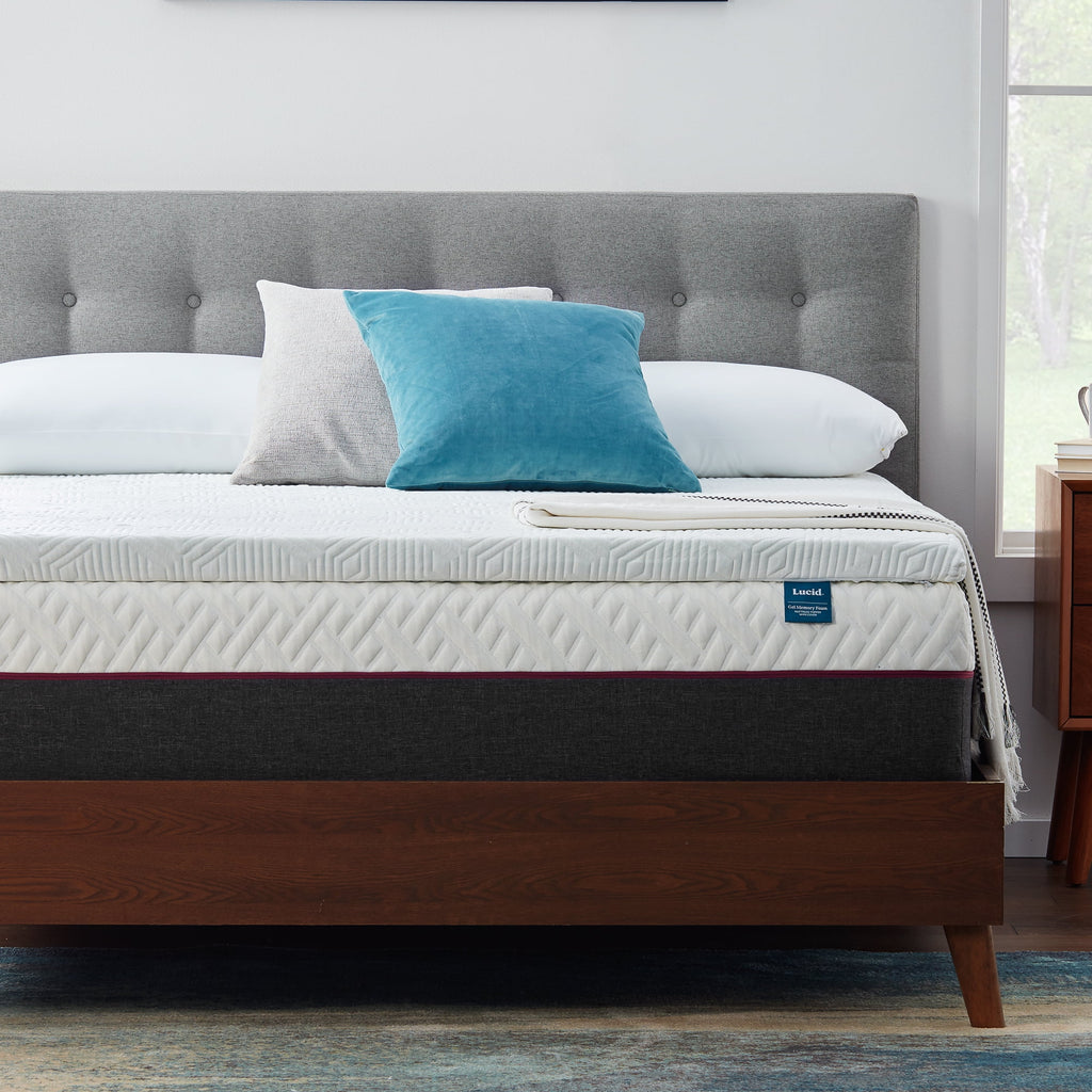2" Cooling Gel Memory Foam Mattress Topper with Cover, Full D835235