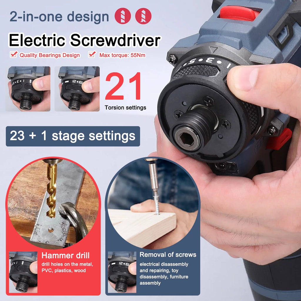 21V Brushless Motor Electric Screwdriver B63963