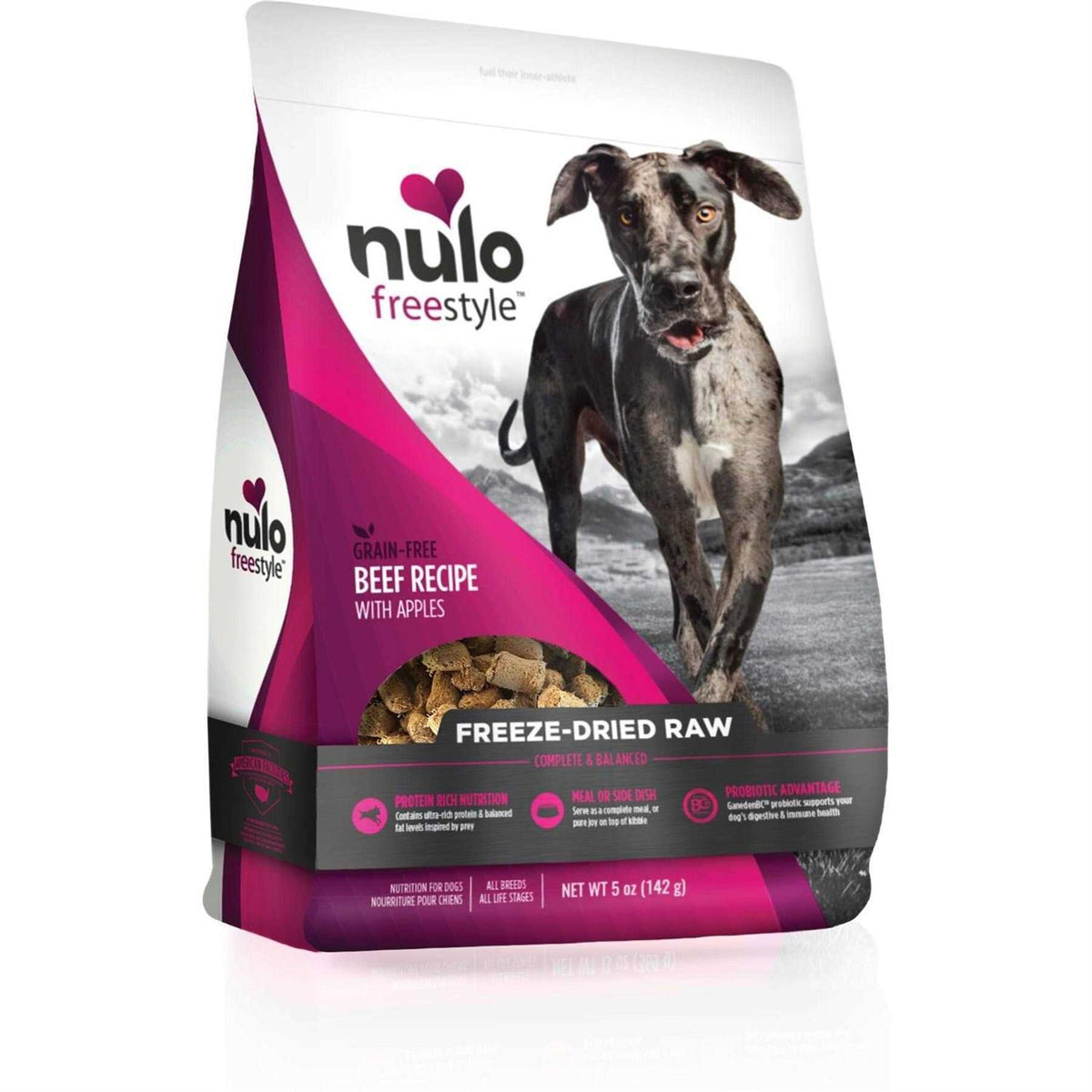 Freeze-Dried Raw Beef with Apples Dog Food W4293