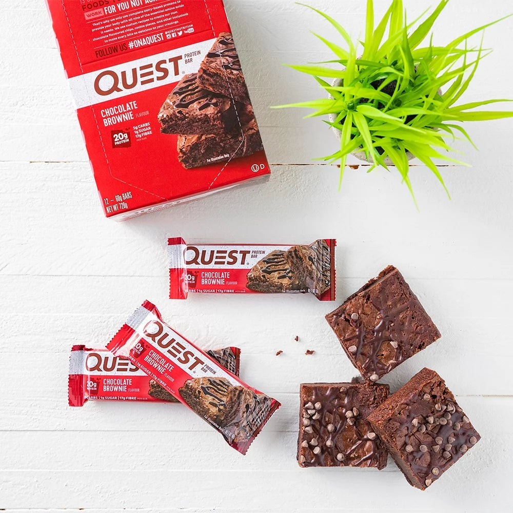 Chocolate Brownie 20g Protein Bar 12 Ct Y57283