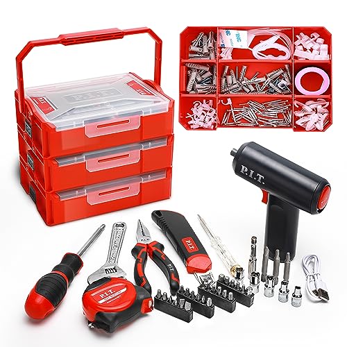 Mini Red 5-Drawer Steel Tool Box N30977