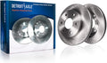 Front Disc Brake Rotors 2pc Set J3017