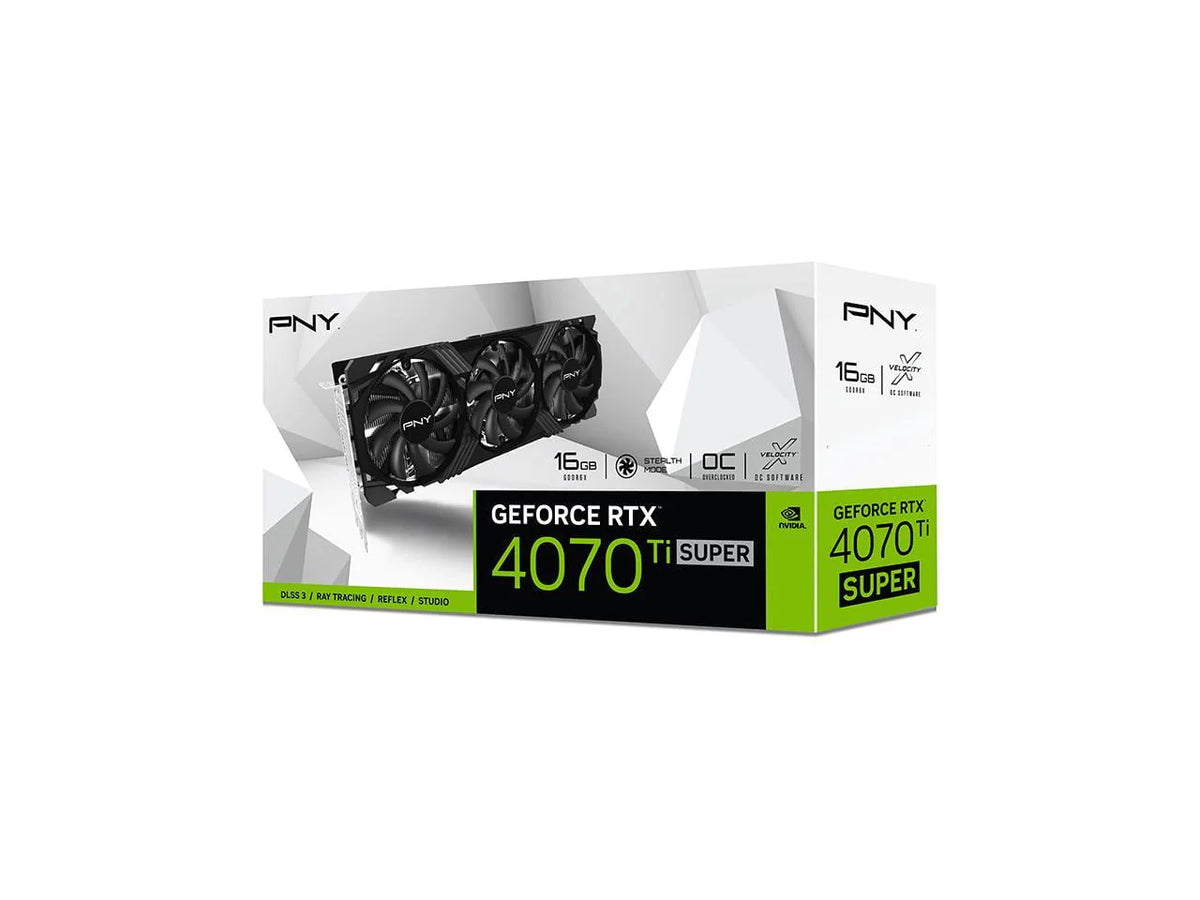 16GB Overclocked Triple Fan RTX 4070 Ti SUPER Graphics Card T44756