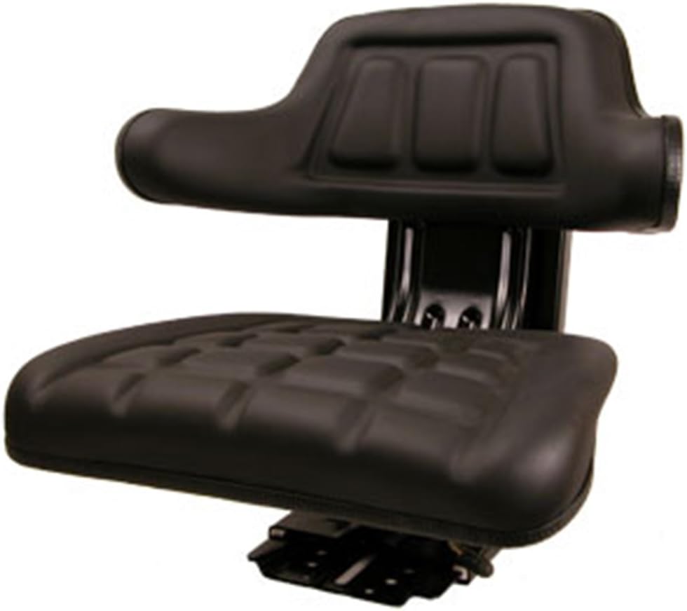 Black Universal Tractor Seat Susp w/ Base & Tracks Pack of 2 W24394