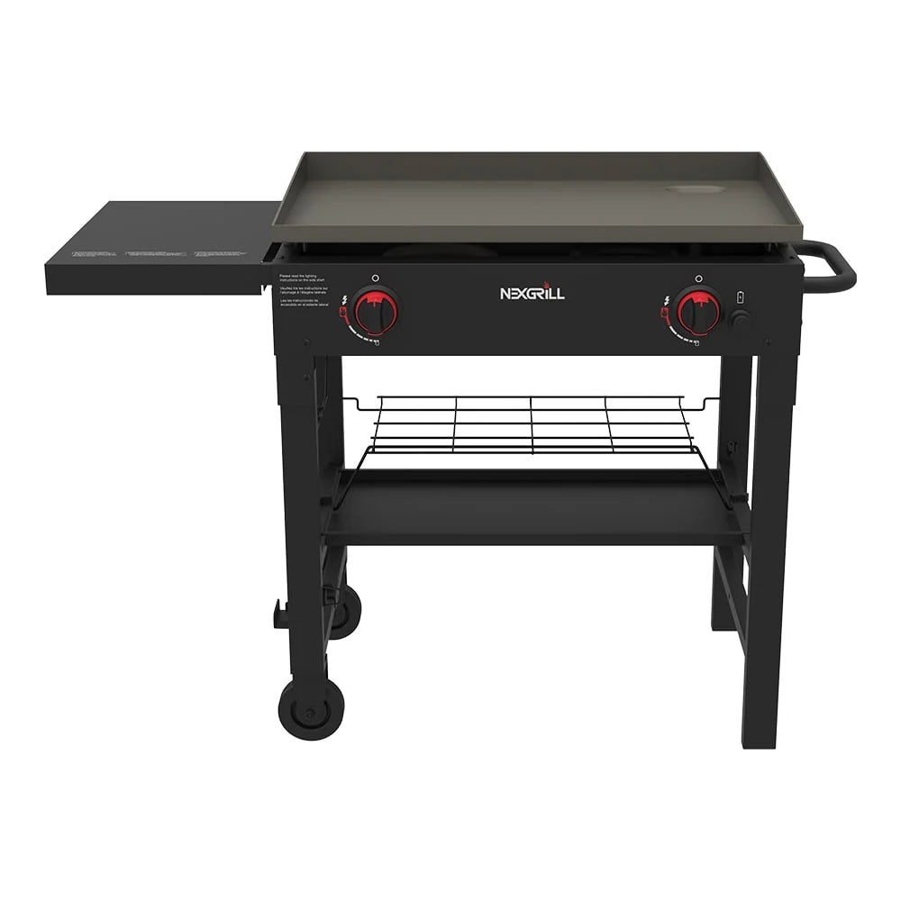 3-Burner Propane Gas Griddle with Side Tables F974