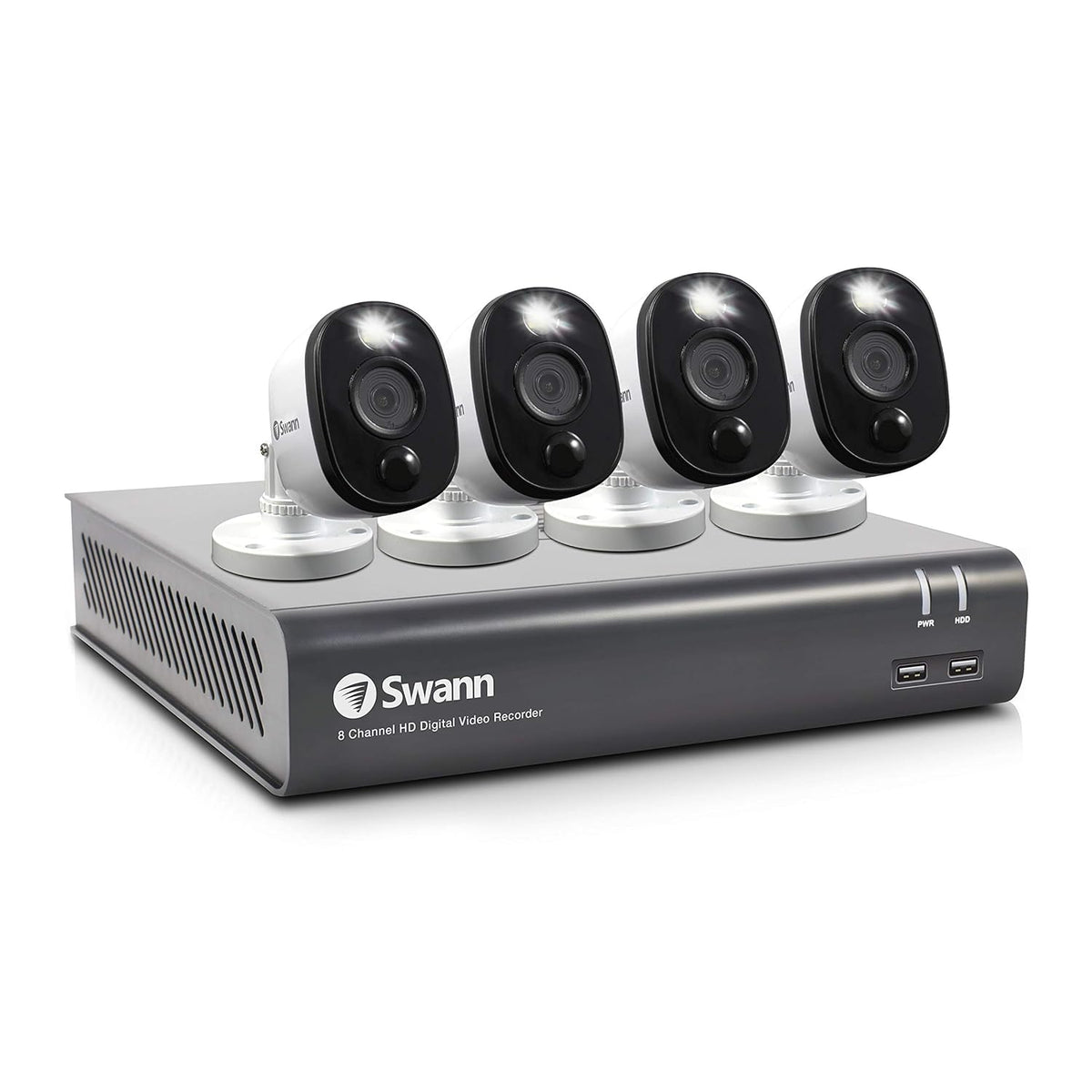8 Channel 4 Camera Wired Security System 1080p HD DVR 1TB HDD P548494