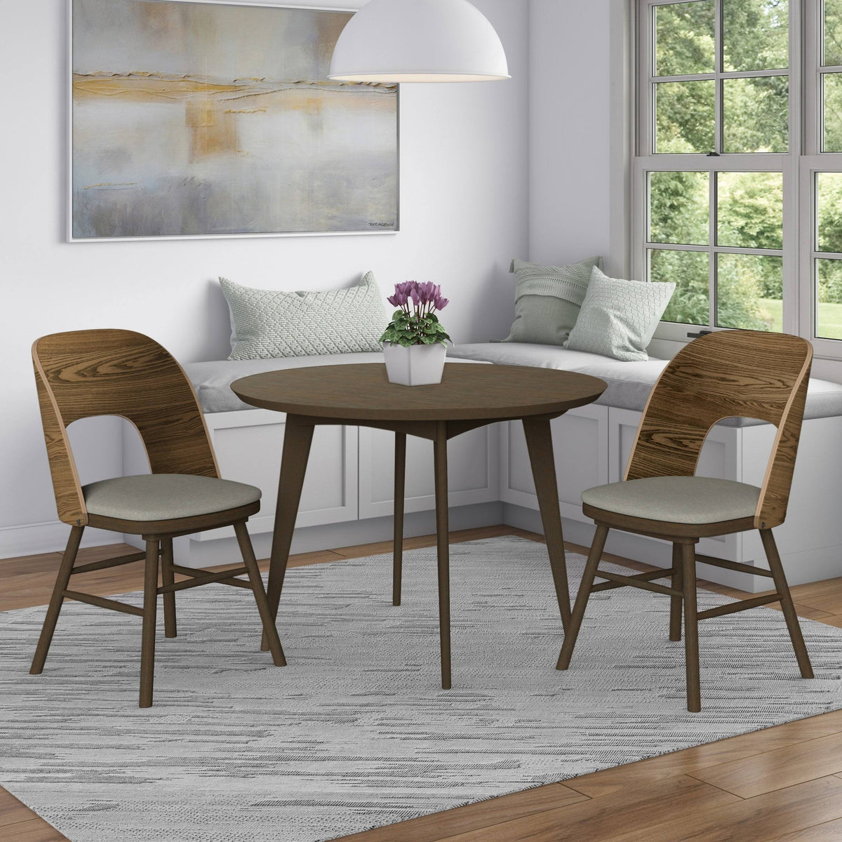Kiwi Green Armless Side Chair Set of 2 Y68575