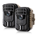 2 Pack 36MP 2K Infrared Night Vision Waterproof Trail Camera with 2.0" LCD F7749