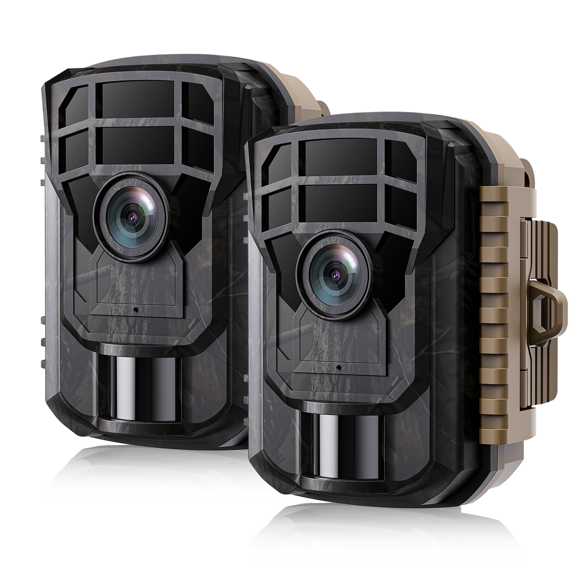 2 Pack 36MP 2K Infrared Night Vision Waterproof Trail Camera with 2.0" LCD F7749