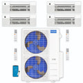 45,000 BTU 4 Zone Ceiling Cassette Ductless Air Conditioner and Heat Pump D7256