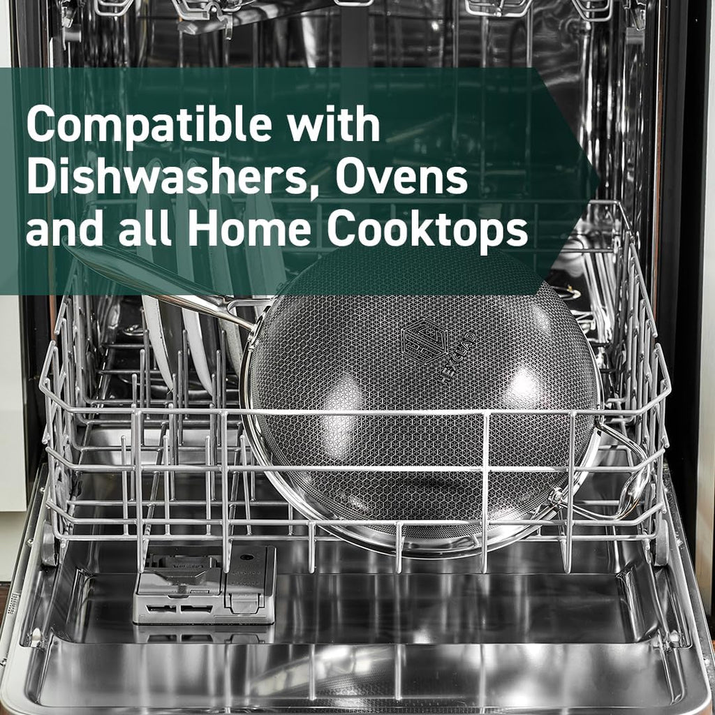 13 Piece Hybrid Stainless Steel Cookware Set E826