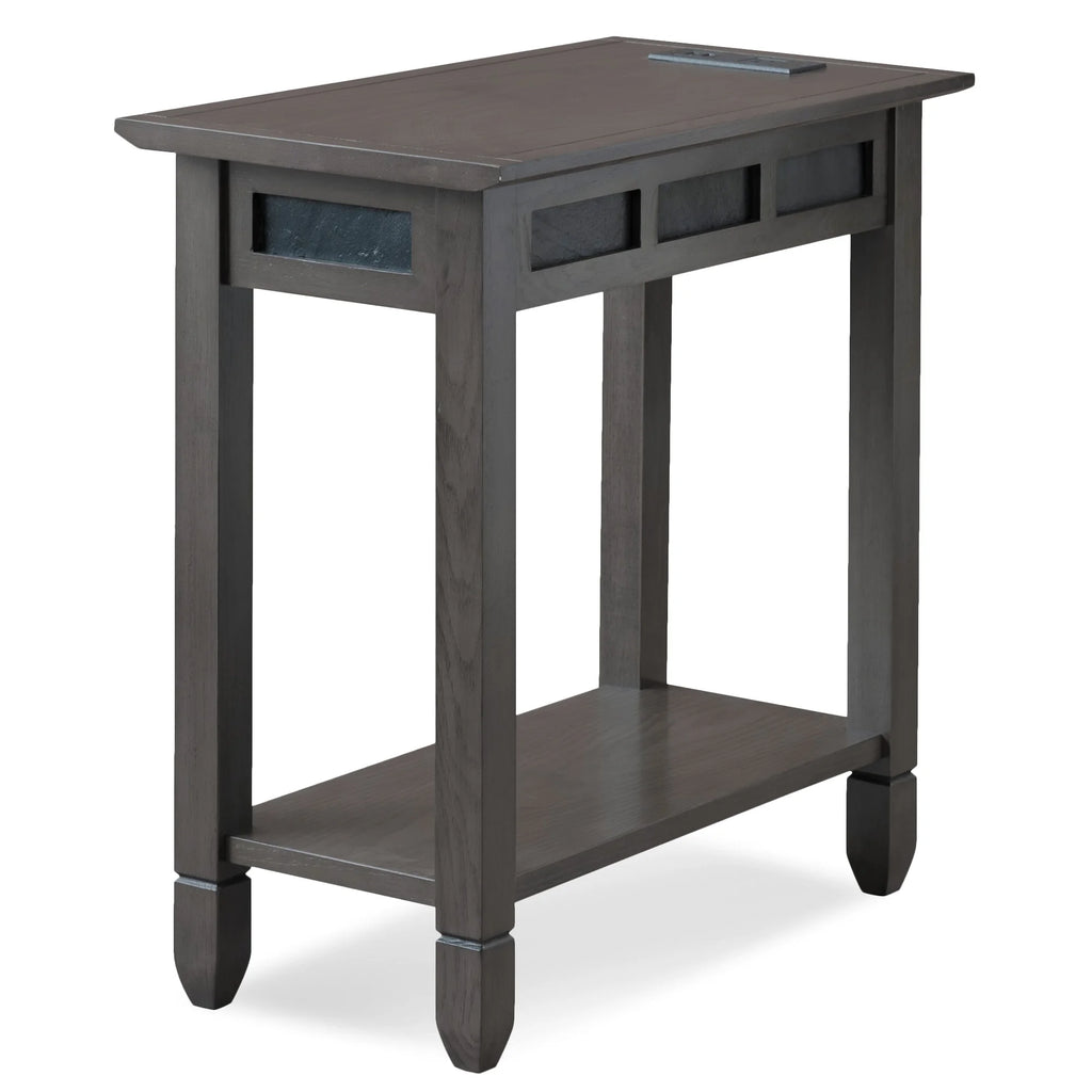 Rustic Oak Chairside Table P729