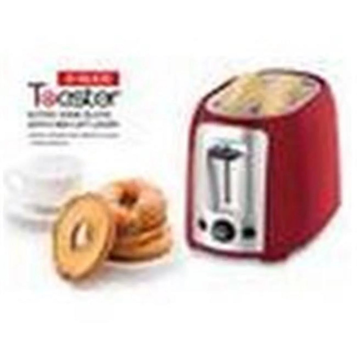 Red 2-Slice Extra Wide Slot Toaster O4213