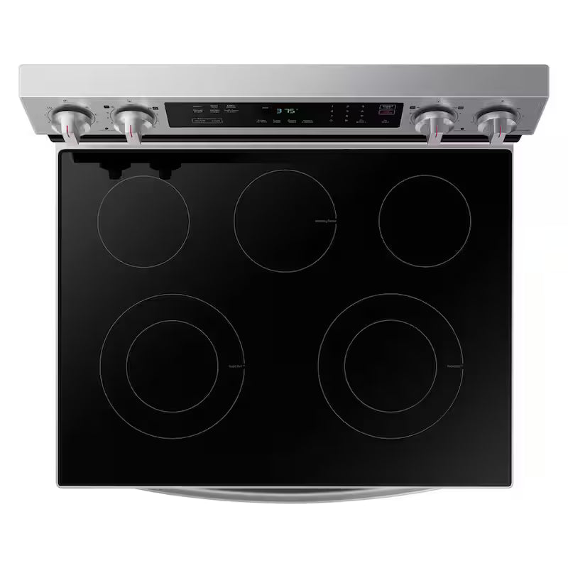 6.3 cu. ft. Smart Freestanding Electric Range with Rapid Boil and Self Clean in Stainless Steel L736606