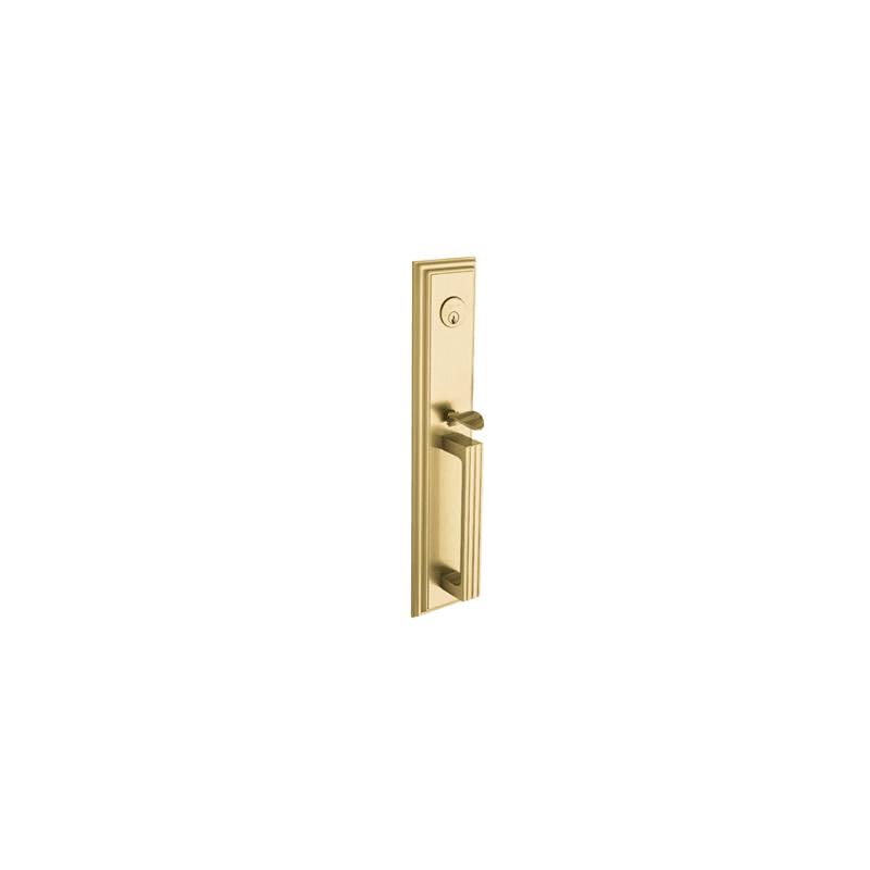 Satin Brass Exterior Trim Handle J350