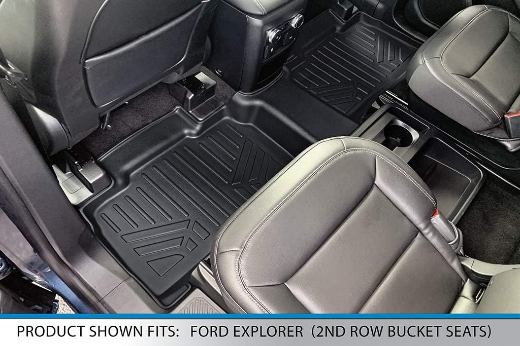 Black 3 Row Floor Mats and Cargo Liner Set S37035
