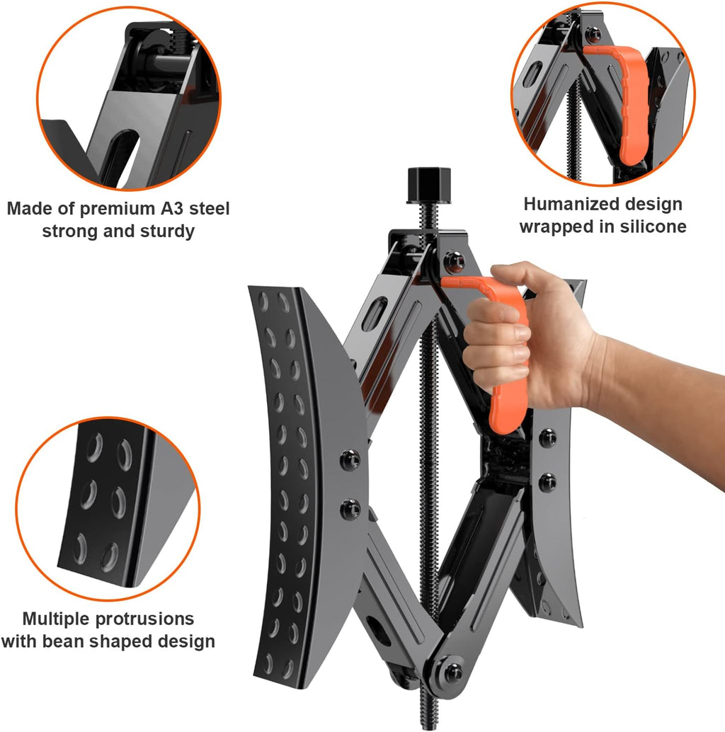 X Shaped Wheel Chock Stabilizers 2 Sets with Accessories I2962