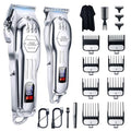 Silver Cordless Hair Clippers Set F6956