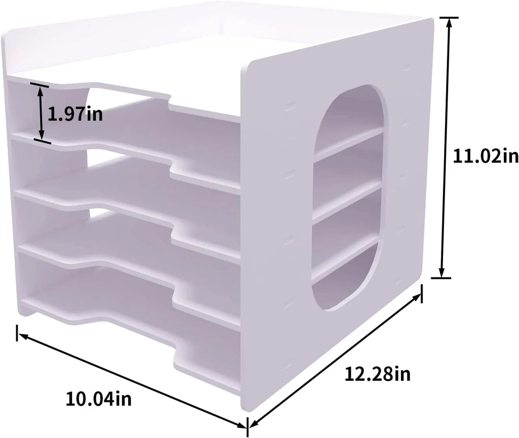 5-Tier Paper Organizer Letter Tray D903613