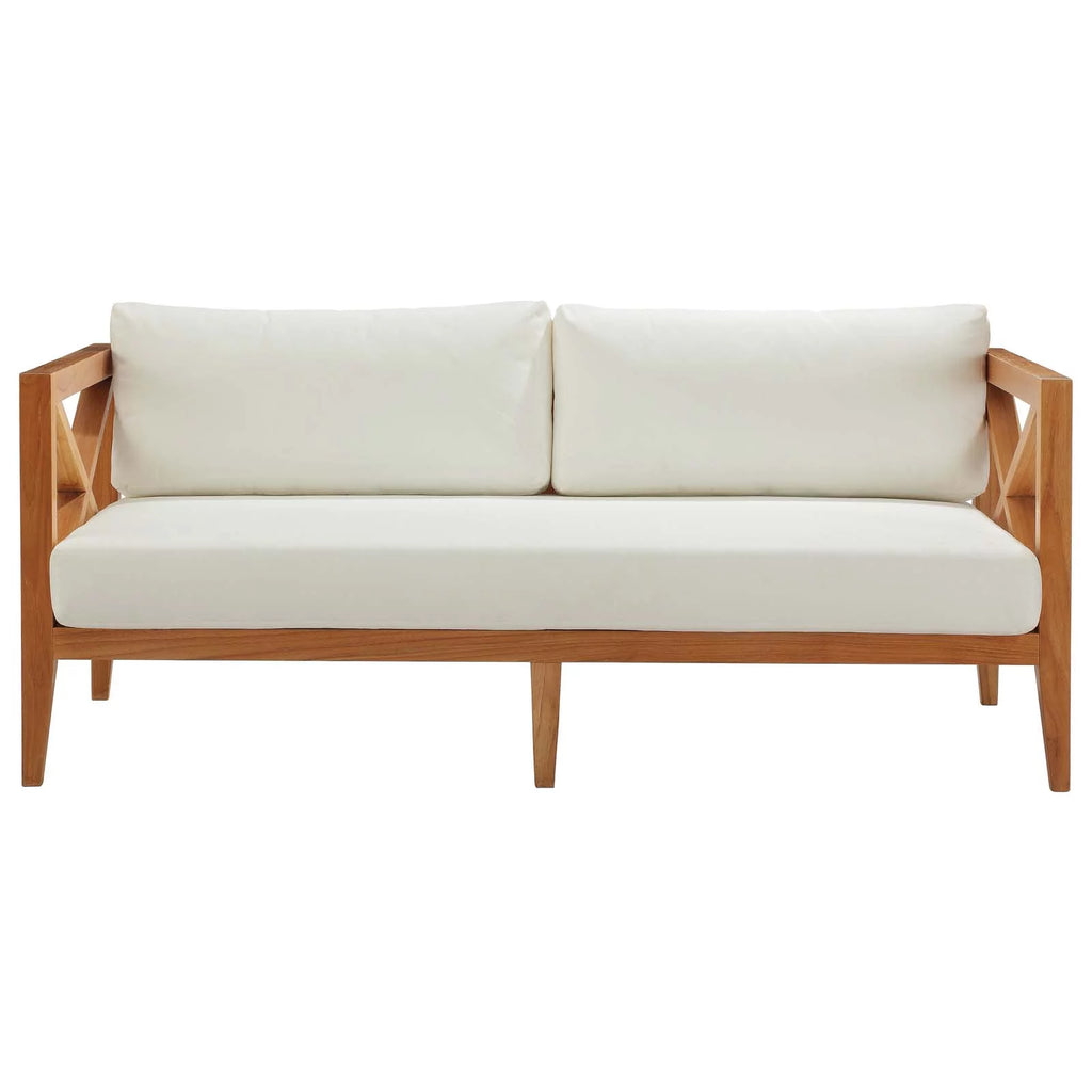 Natural White Wood Lounge Sofa L779301