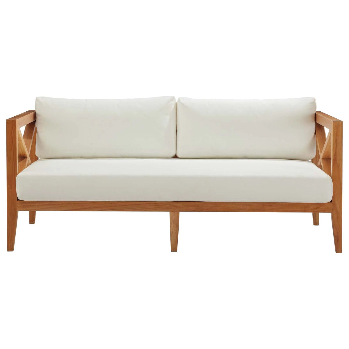 Natural White Wood Lounge Sofa L779301