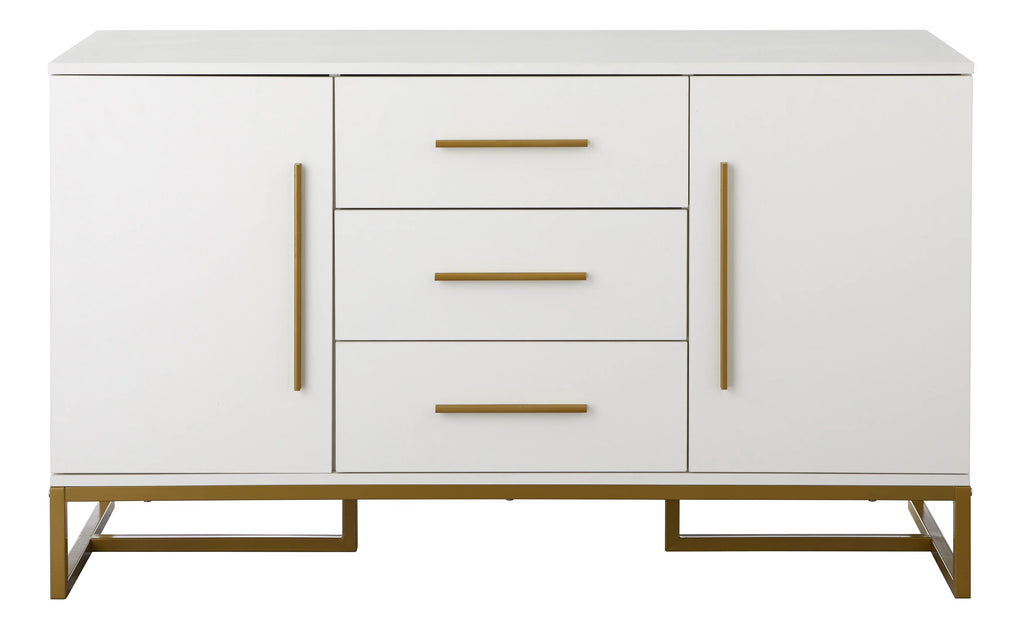 White Modern Dining Room Storage Sideboard K810847