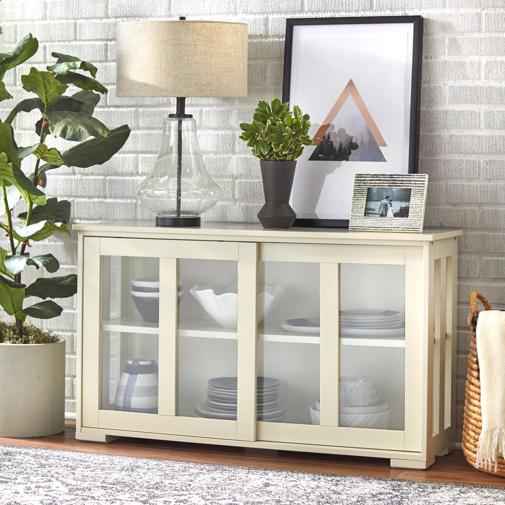 Espresso Stackable China Cabinet Z837578