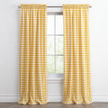 Buffalo Plaid Gingham Curtains 42" x 84" Single Panel Z400