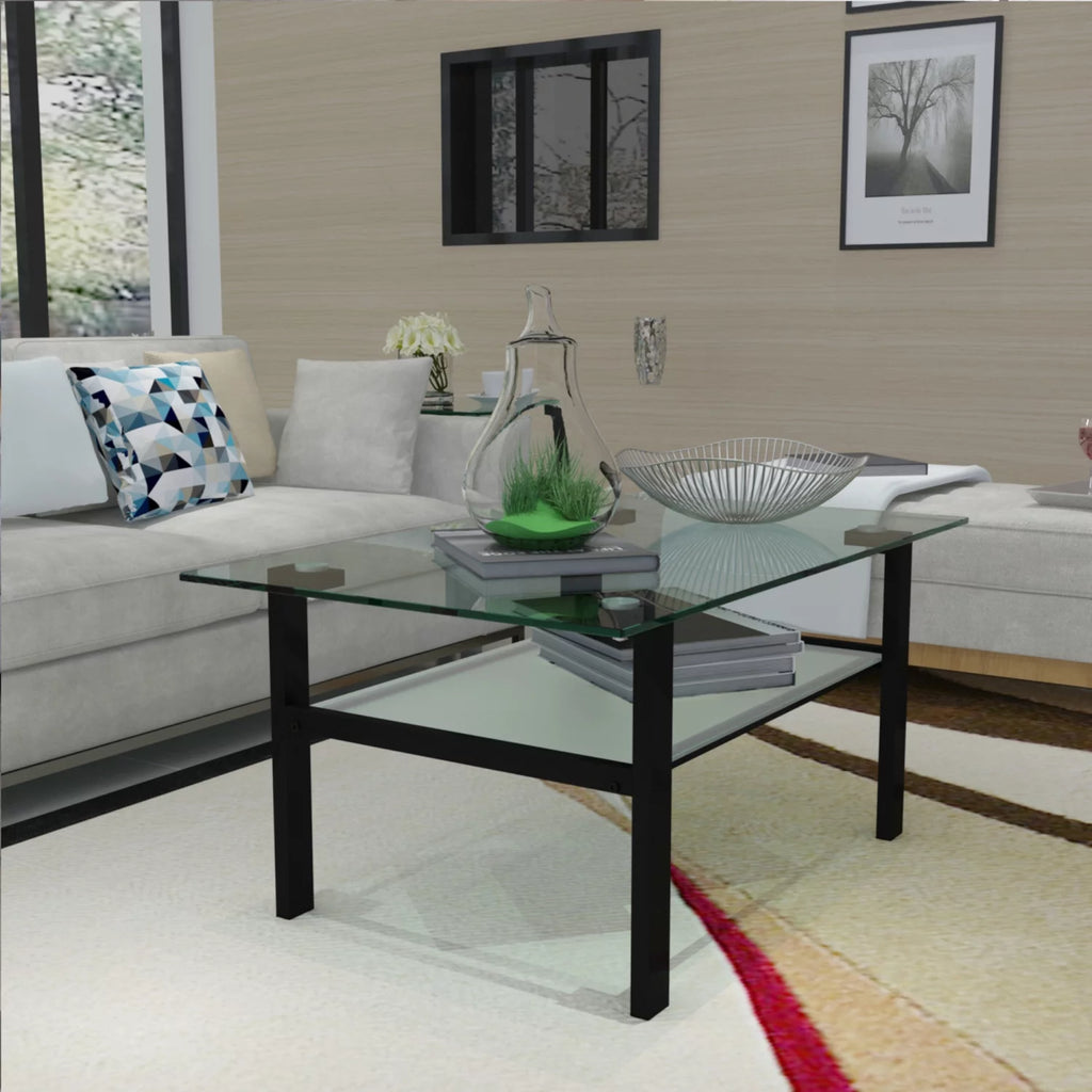 39.37" Glass Coffee Table H244