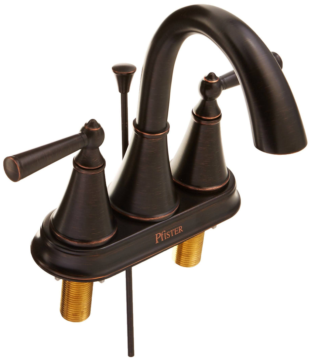 Tuscan Bronze 2-Handle Centerset Bathroom Faucet P618828