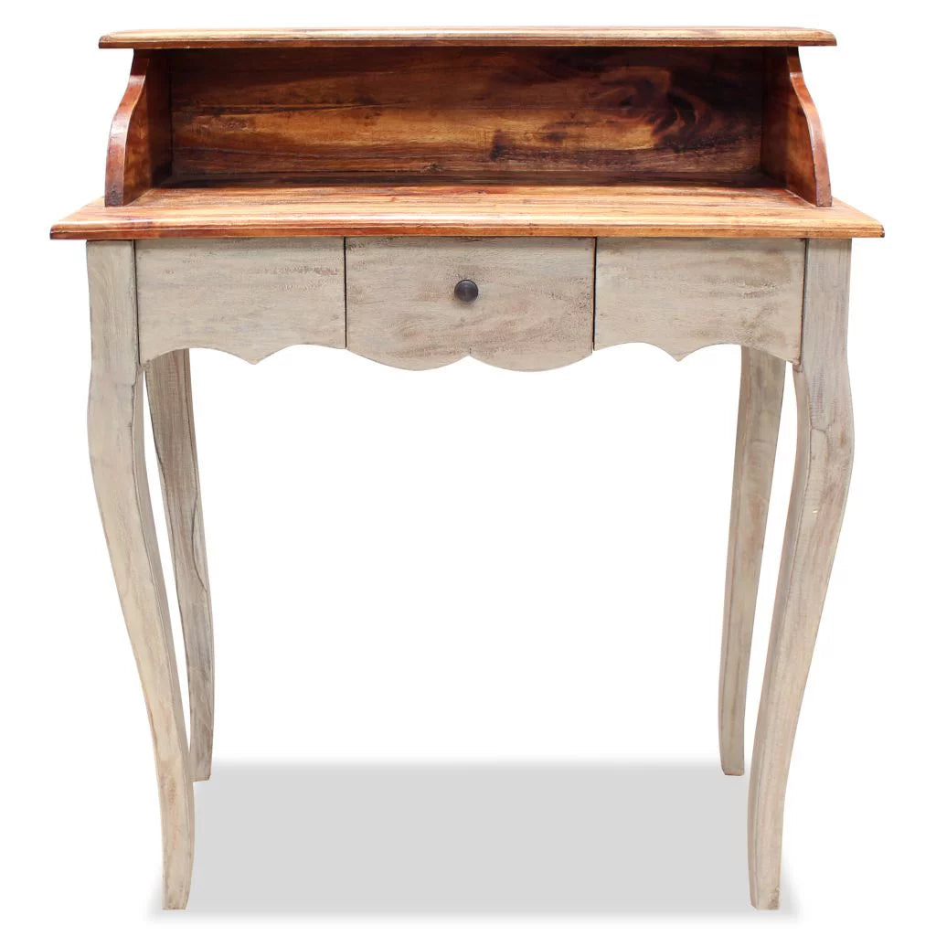 Solid Reclaimed Wood Writing Desk V393