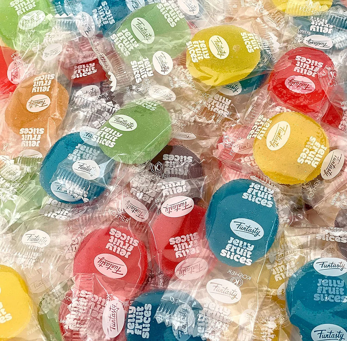 Fruit Disk Jelly Patties Candy, 2 Pounds K6812