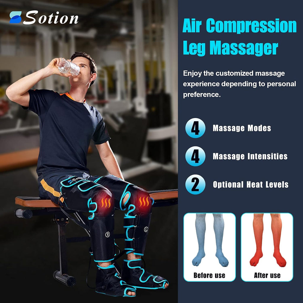 Leg Massager with Air Compression and Heat Function X2904