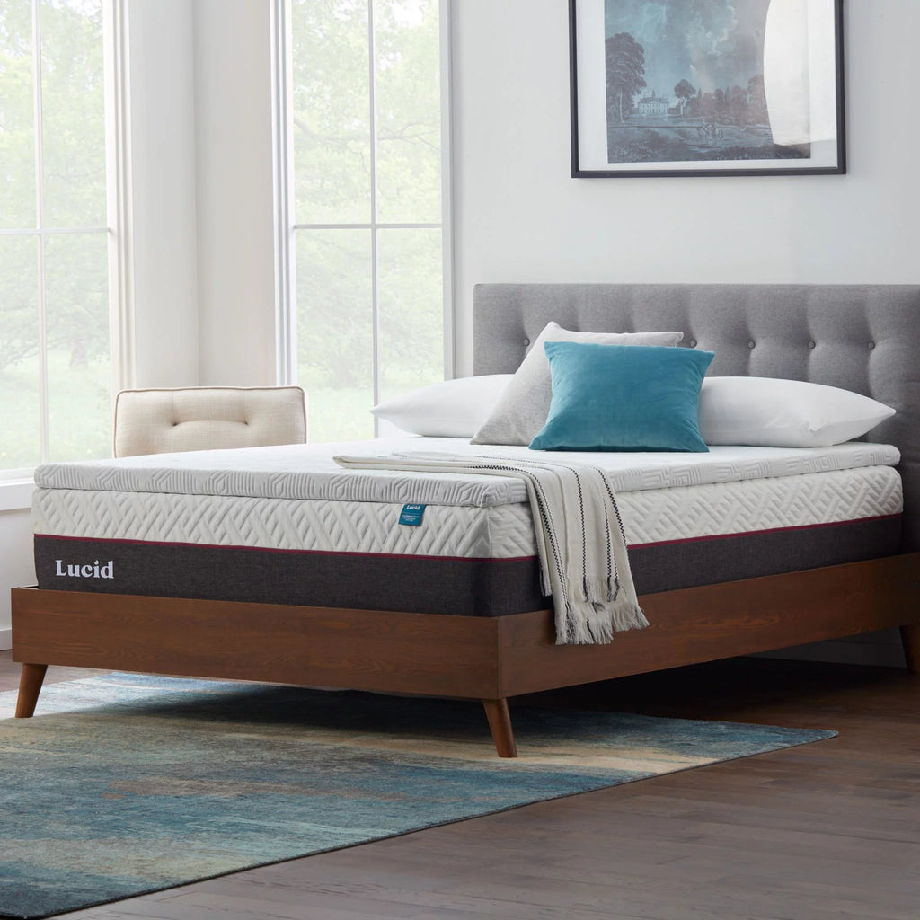 2" Cooling Gel Memory Foam Mattress Topper with Cover, Full D835235