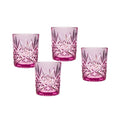 Lilac Acrylic Double Old-Fashioned Glasses Set of 4 W683180