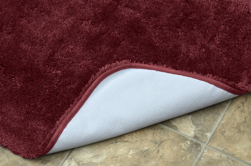 Chili Pepper Red Washable Bath Rug D789253