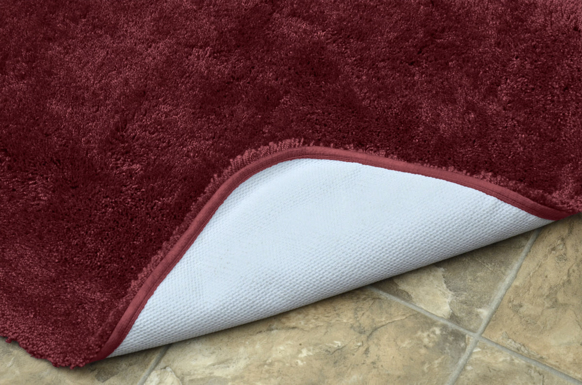 Chili Pepper Red Washable Bath Rug D789253