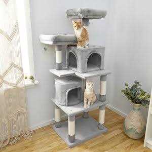 68-in Faux Fur Cat Tree Condo M884865