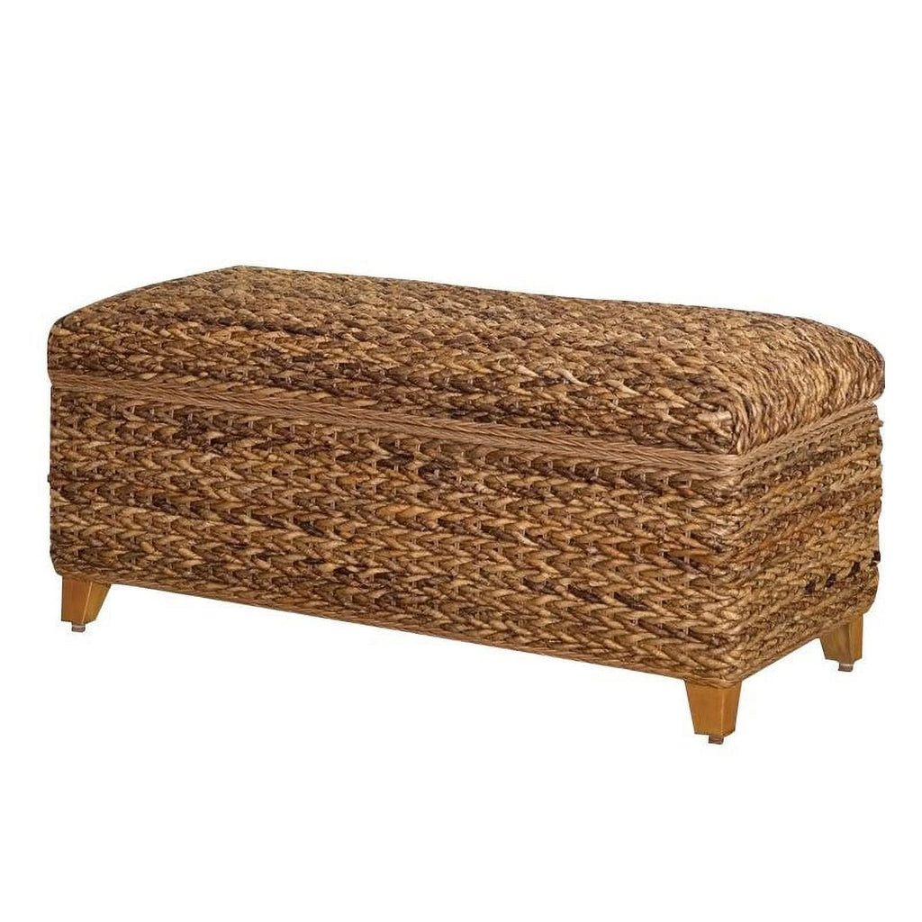 2 Piece Bedroom Set with Hand Woven Bed and Bench C794879