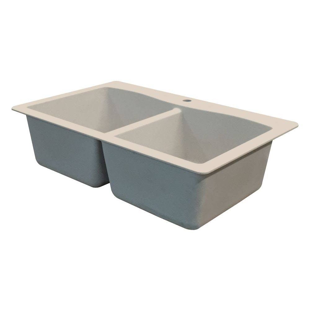 Granite 33-in Drop-In Kitchen Sink P288