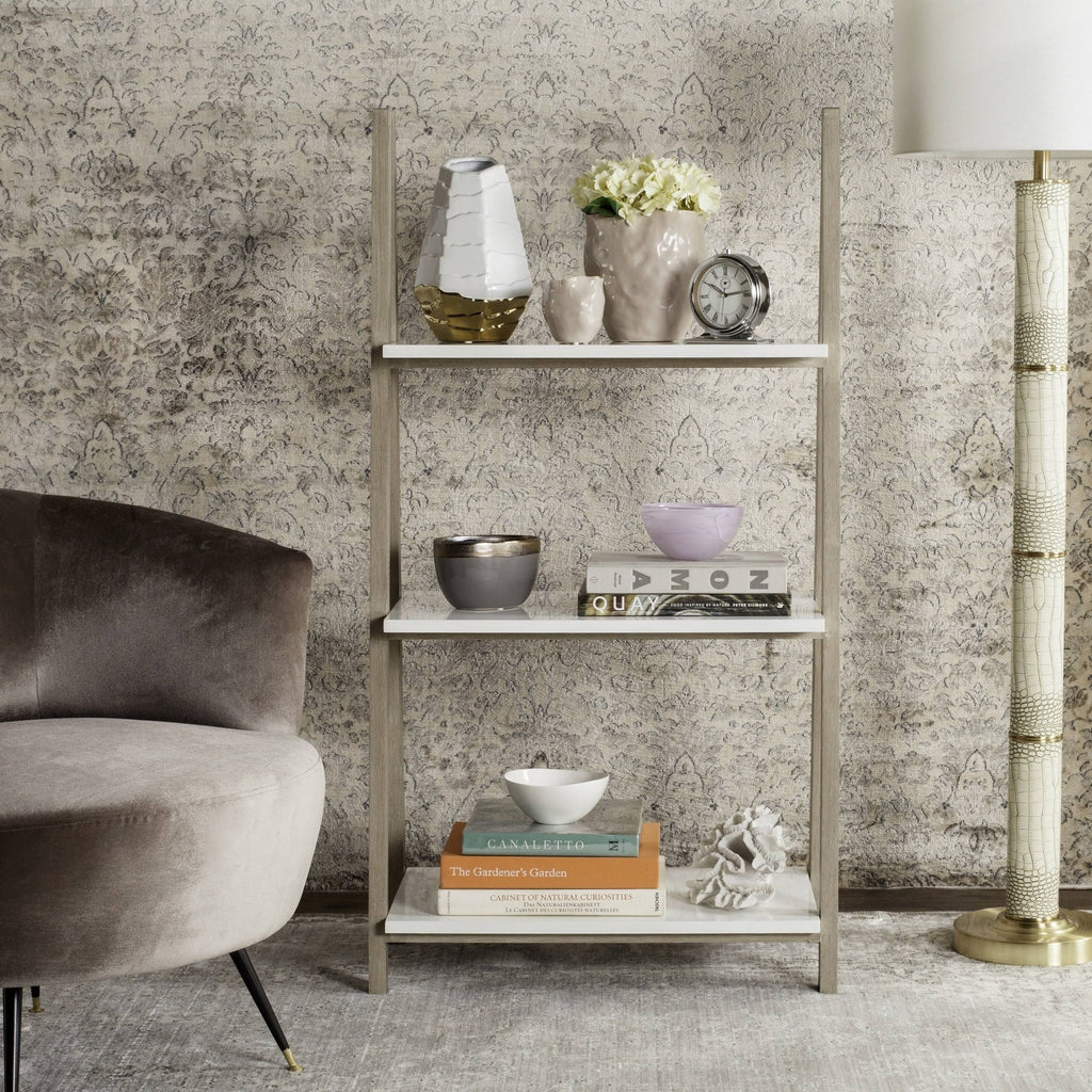 White/Light Three Tier Shelf B81117