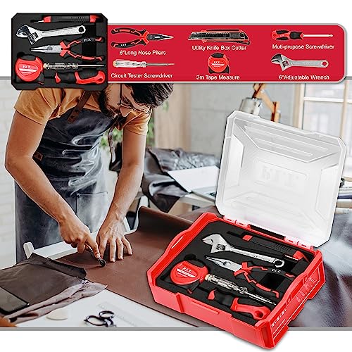 Mini Red 5-Drawer Steel Tool Box N30977