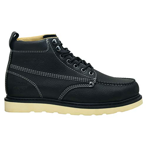 Steel Toe Work Boots 6" Moc Toe Wedge C236