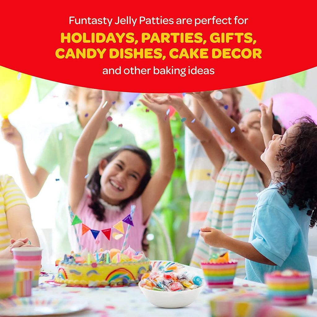 Fruit Disk Jelly Patties Candy, 2 Pounds K6812