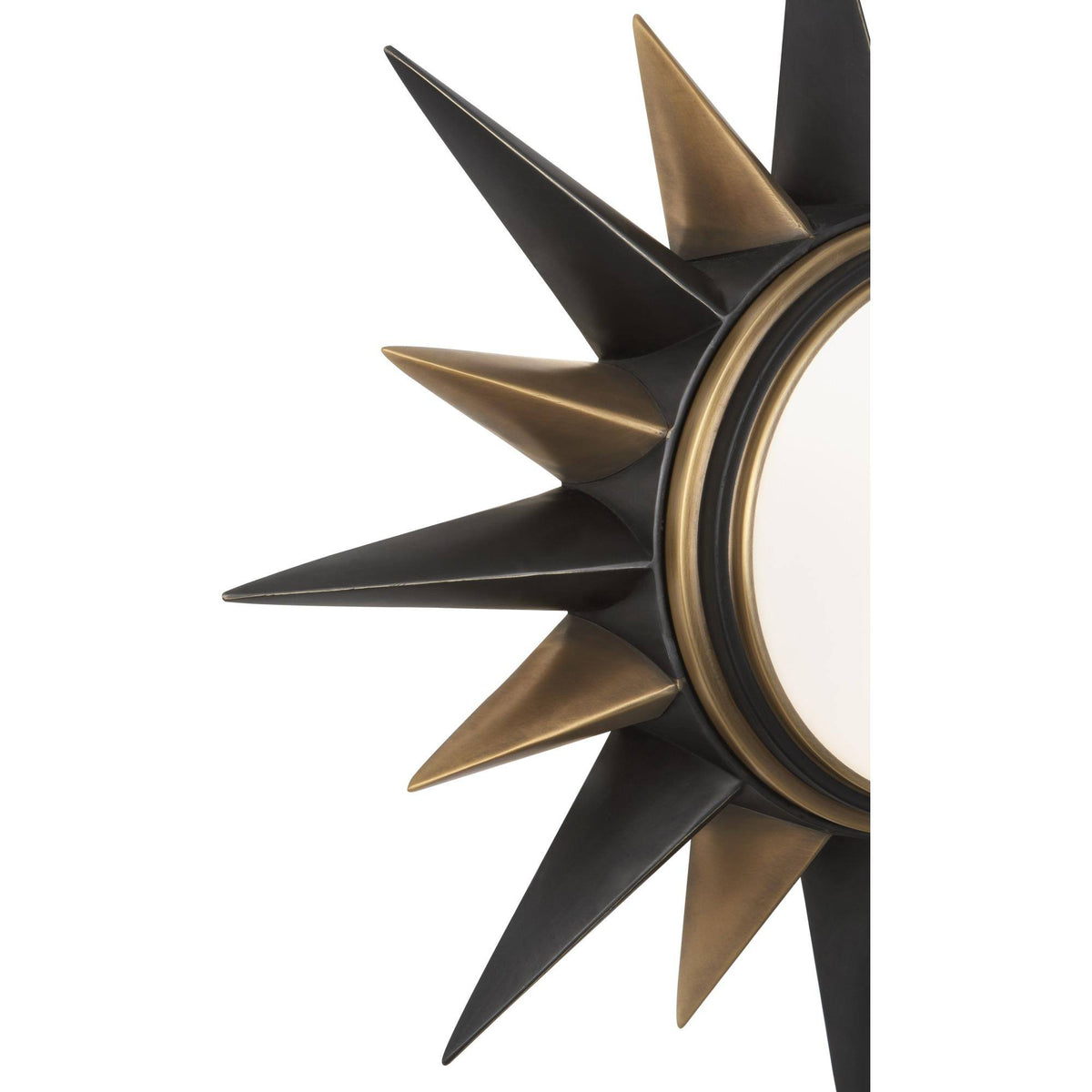 Two Light Flushmount in Deep Patina Bronze with Warm Brass D39374