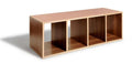 Walnut Cube Unit Bookcase R567623