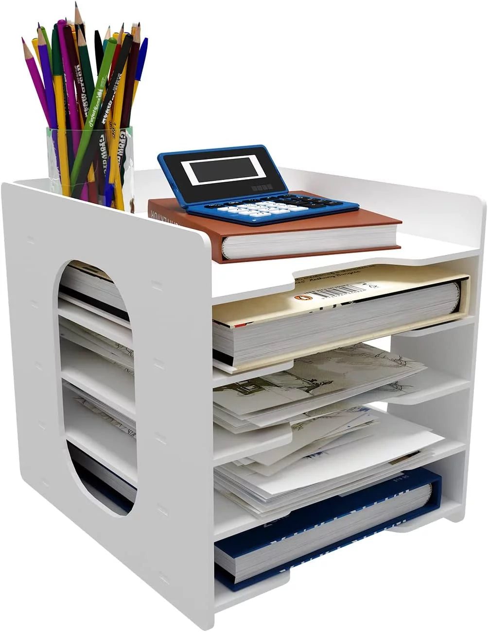 5-Tier Paper Organizer Letter Tray D903613