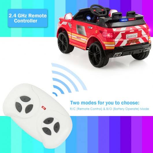 Kids 12 V Battery Powered Electric Ride on Car-Red X43158